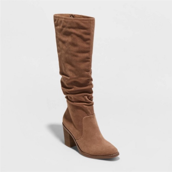 Universal Thread Shoes - Universal thread tall taupe boots nwt